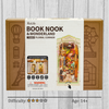 Floral Corner DIY Book Nook 3D Wooden Puzzle