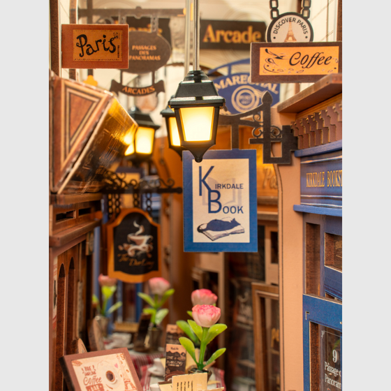 Arcade Dating DIY Book Nook 3D Wooden Puzzle
