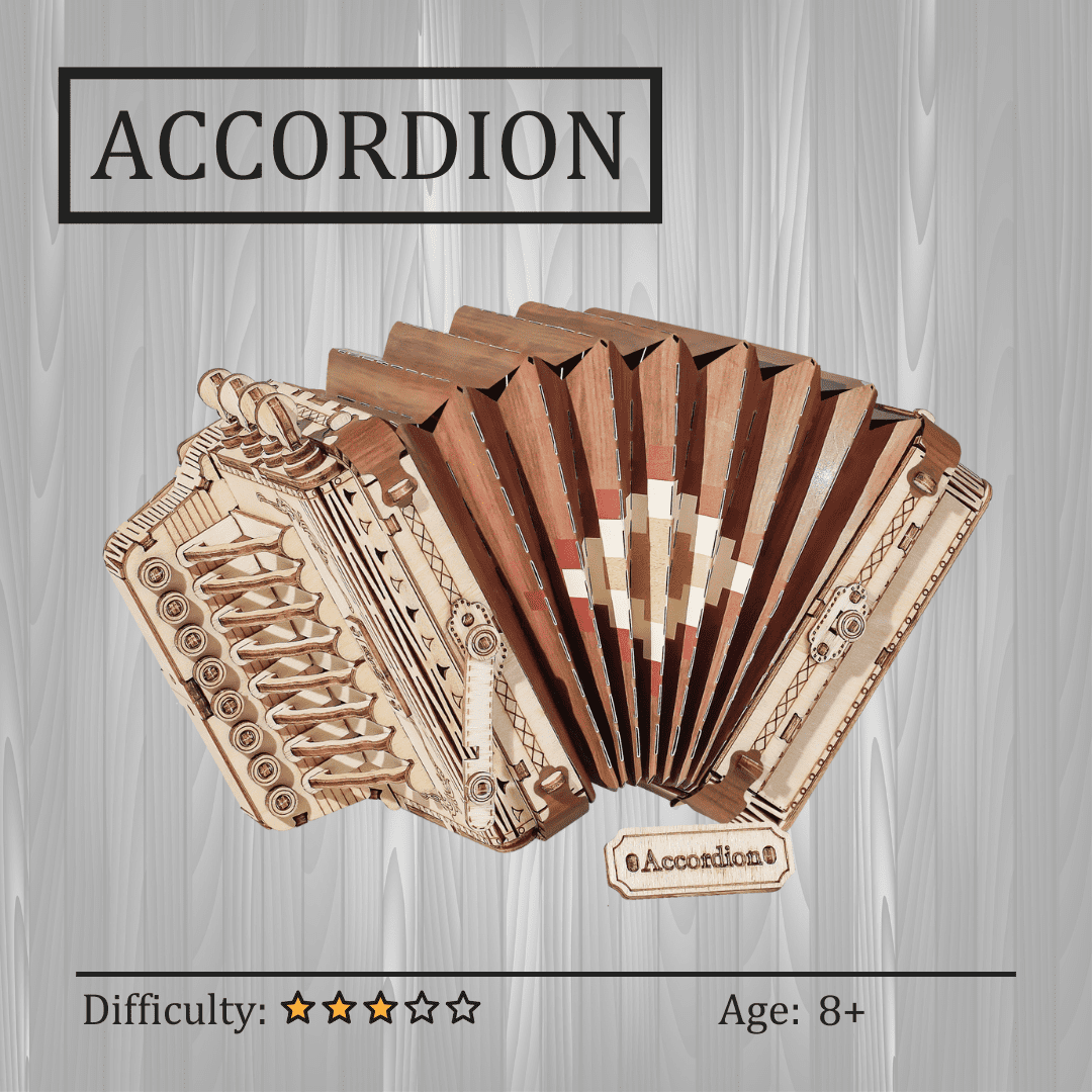  Accordion 3D Wooden Puzzle NZ