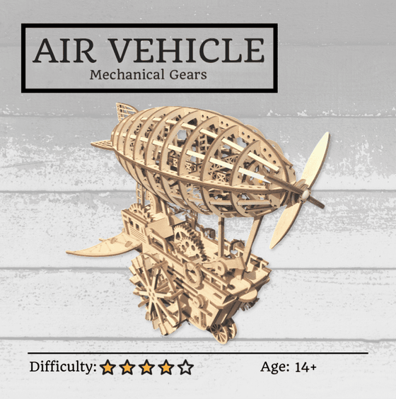Air Vehicle 3D Wooden Puzzle NZ