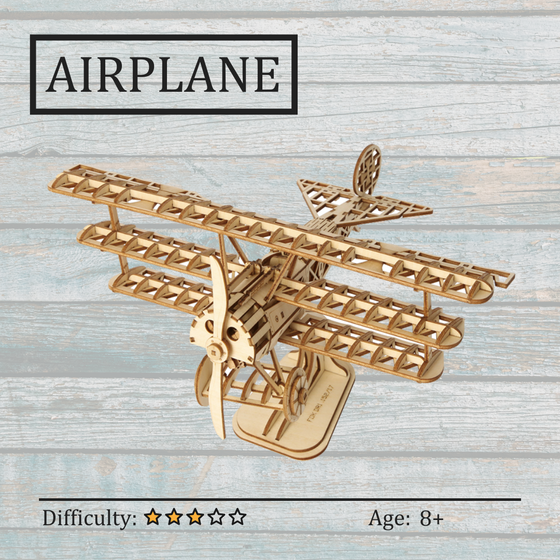 Aeroplane wooden Puzzle NZ