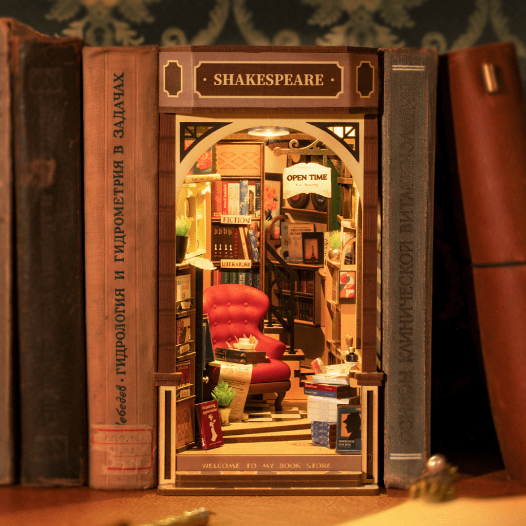 Wooden Bookstore Puzzle NZ