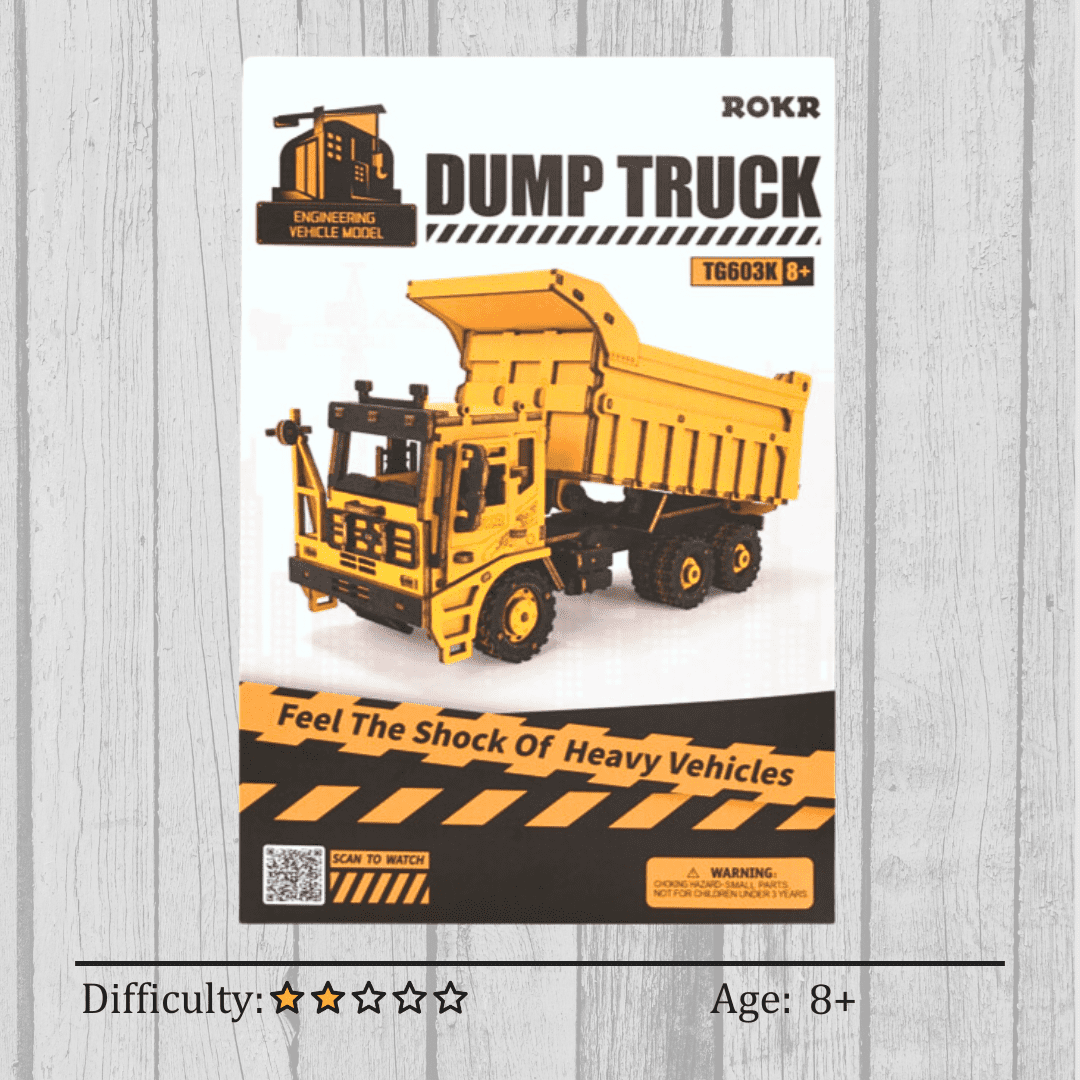 Construction Vehicles 3D Wooden Puzzle NZ