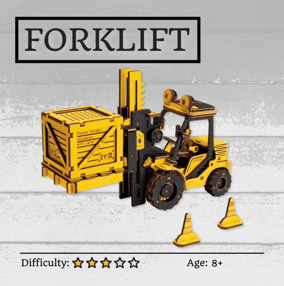 Forklift 3D Wooden Puzzle NZ