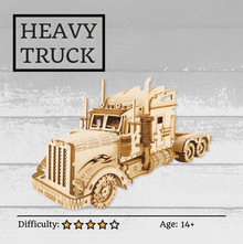  Heavy Truck 3D Wooden Puzzle NZ