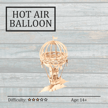  Hot Air Balloon 3D Wooden Puzzle NZ