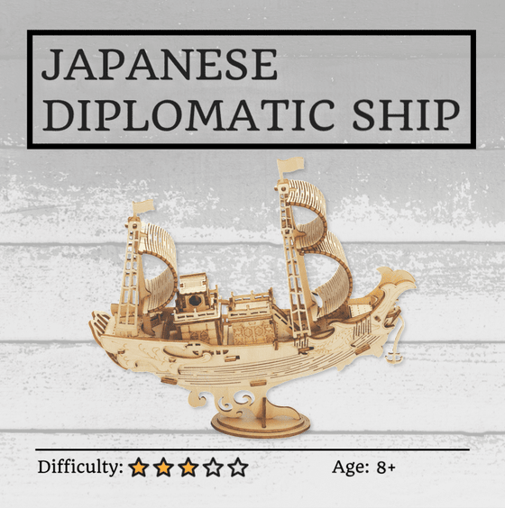 Japanese Ship 3D Wooden Puzzle NZ