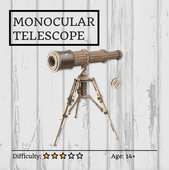 Monocular Telescope 3D Wooden Puzzle NZ