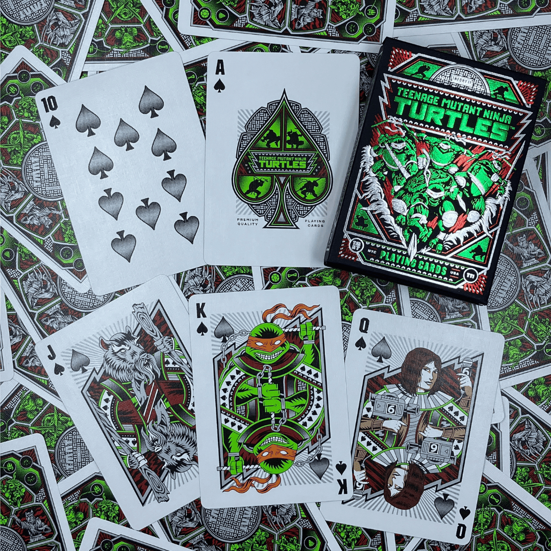 Sewer turtles playing cards NZ
