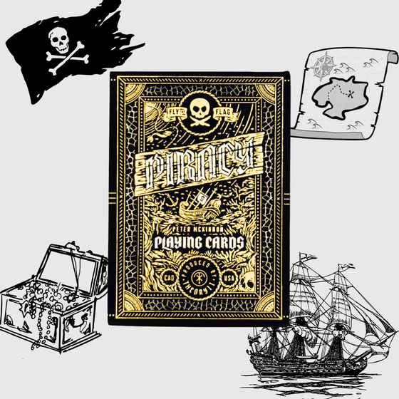 Piracy playing cards NZ