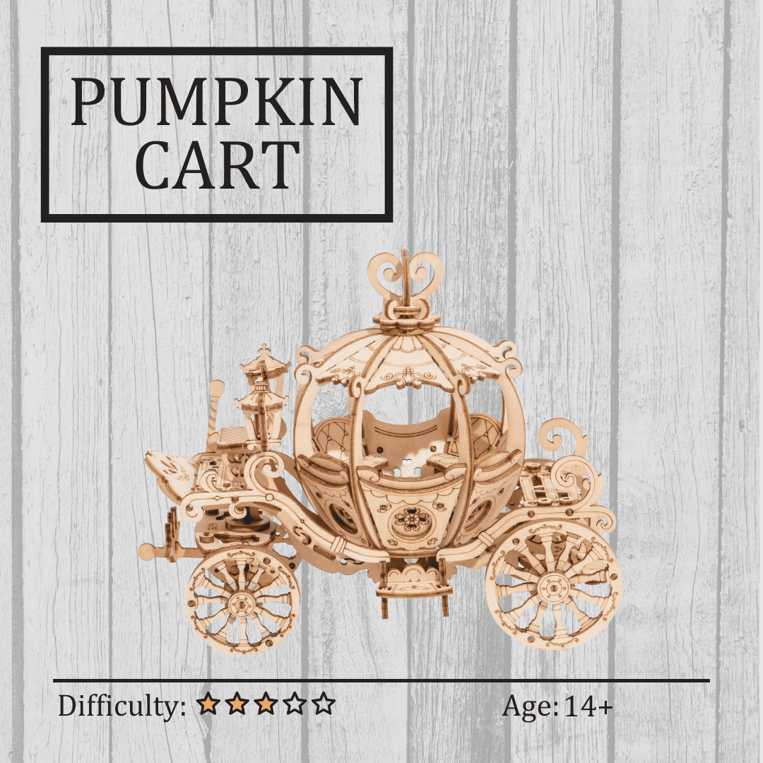 Pumpkin Cart 3D Wooden Puzzle NZ