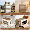 Foldable Four Doors Storage Box