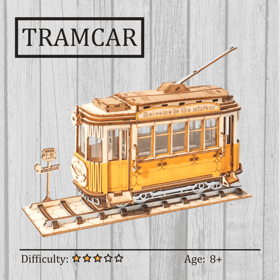 Tramcar 3D Wooden Puzzle NZ