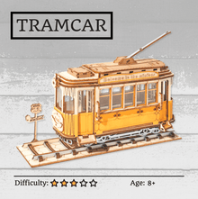  Tramcar 3D Wooden Puzzle NZ