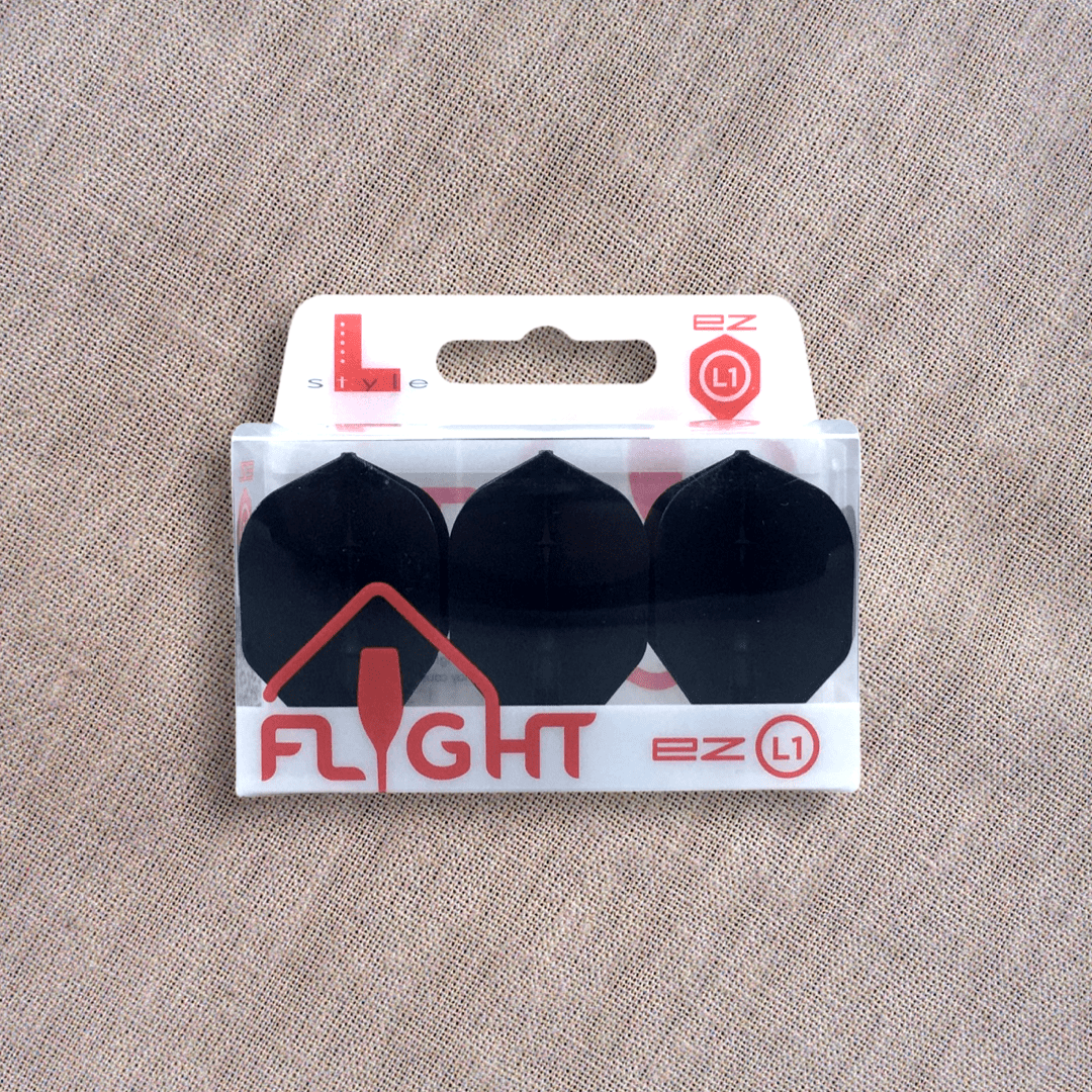 L-Style L-Flight EZ Standard Black Darts NZ