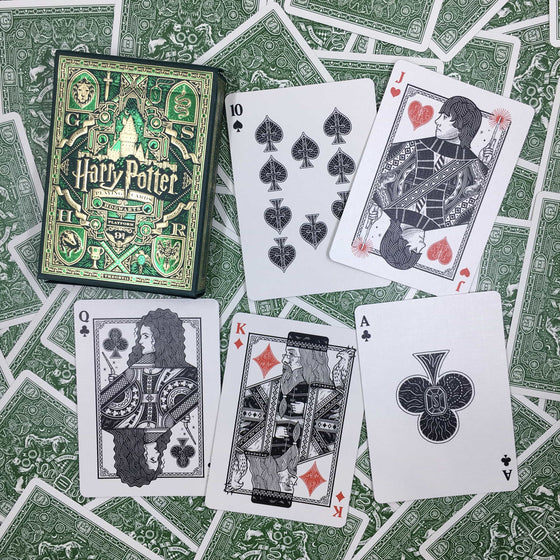 Harry Potter Playing Cards Slytherin Green