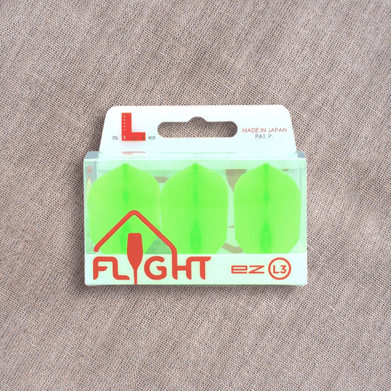 L-Style L-Flight EZ Shape Neon Green NZ Darts