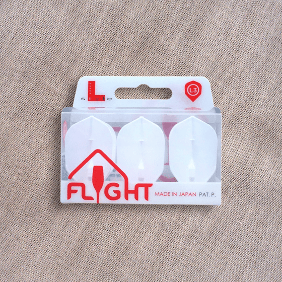 L-Style L-Flight EZ Shape White Darts NZ