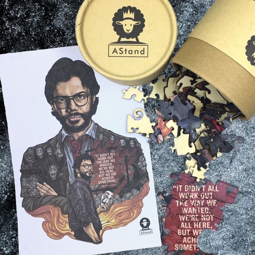 La Casa De Papel: The Professor Wooden Puzzle