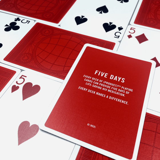 Product (RED) v2 Poker Cards