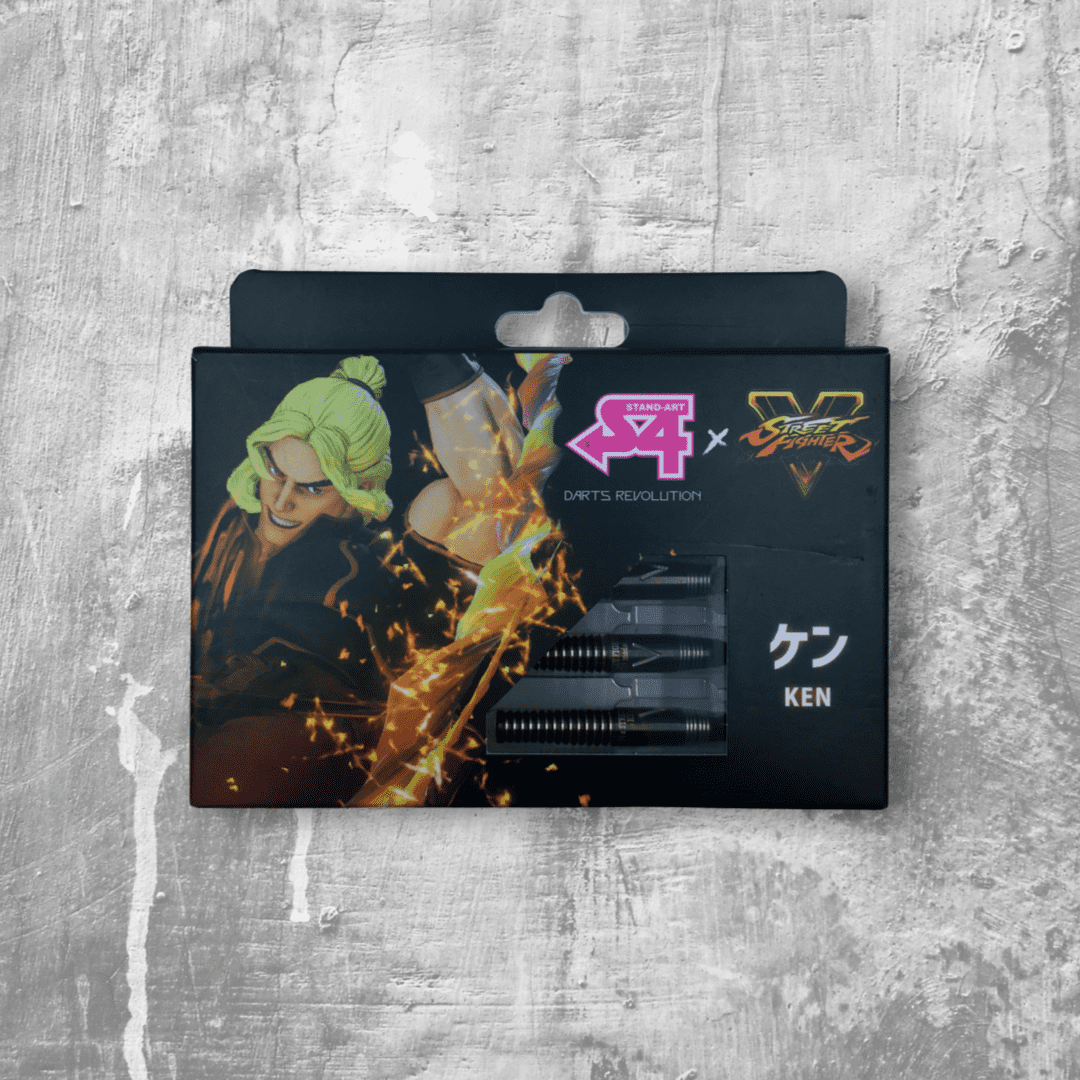 S4 x Street Fighter Ken 2BA Darts